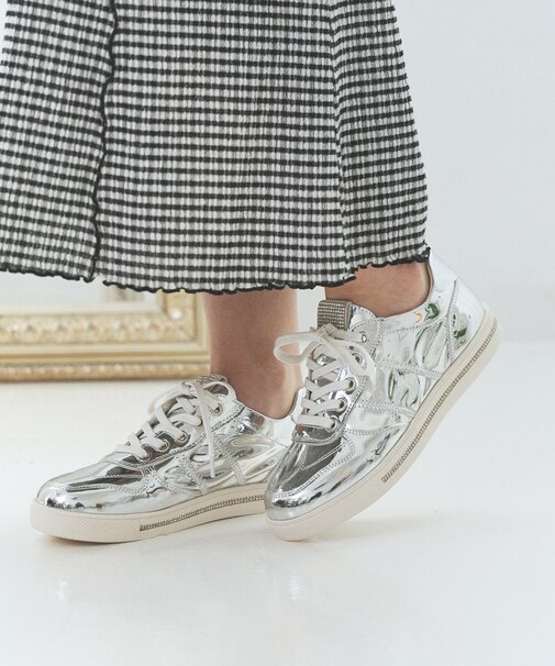 【Bridget Birkin】サイドギャザービジュースニーカー