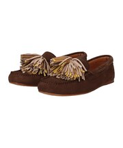 【ANGEL ALARCON】スエードフリンジローファー