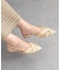 【INTER-CHAUSSURES】ポインテッドトウローヒールバックバンド
