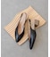 【INTER-CHAUSSURES】ポインテッドトウVカットバックバンド