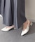 【INTER-CHAUSSURES】ポインテッドトウVカットバックバンド