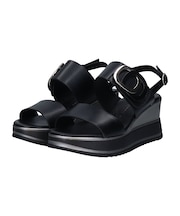【INTER-CHAUSSURES】バックルウエッジサンダル