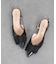 【INTER-CHAUSSURES】リボンバックバンドポインテッドパンプス