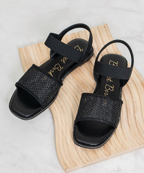 【Bridget Birkin】ピースビジューキラキラサンダル