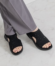 【Bridget Birkin】キラキラニットサンダル