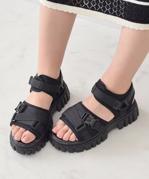 【Bridget Birkin】ベルクロスポーツサンダル