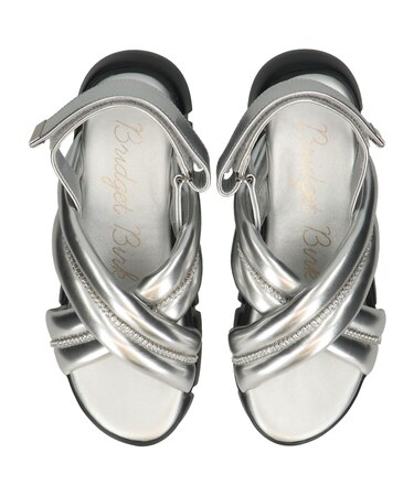 【Bridget Birkin】ビジュークロスベルトスポーツサンダル