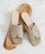 【Bridget Birkin】サイドカットステッチミュールサンダル