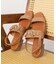 【Oh my Sandals】ローヒールバックバンドビットサンダル