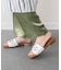 【Oh my Sandals】ローヒールビットスライドサンダル