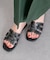 【Oh my Sandals】ステッチフラットミュールサンダル