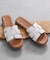 【Oh my Sandals】ステッチフラットミュールサンダル