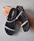 【ITALIAN SHOEMAKERS】ダブルラインストーンクッションインソールサンダル