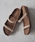 【ITALIAN SHOEMAKERS】ダブルラインストーンクッションインソールサンダル