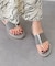 【ITALIAN SHOEMAKERS】メタルモチーフトングサンダル