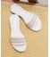 【ITALIAN SHOEMAKERS】ウーブンフラットミュールサンダル