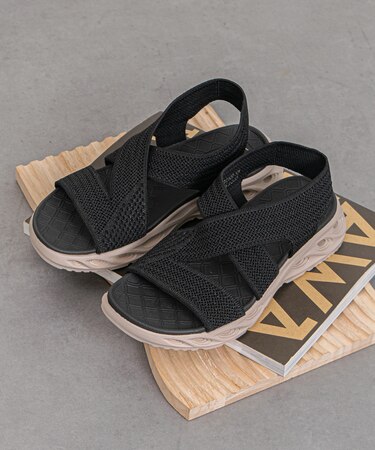 【VINCULUM】フレックスソールニットサンダル