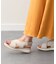【Oh my Sandals】クロスベルトウエッジサンダル