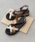 【Oh my Sandals】カラーコンビ厚底サンダル
