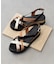 【Oh my Sandals】カラーコンビ厚底サンダル