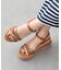【Oh my Sandals】厚底アンクルストラップサンダル