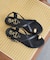 【Oh my Sandals】メタルサムリングサンダル