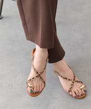 【Oh my Sandals】メタルサムリングサンダル