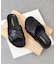 【INTER-CHAUSSURES】イントレチャートクロスベルトサンダル
