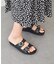【INTER-CHAUSSURES】イントレチャートダブルベルトサンダル