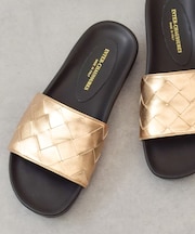 【INTER-CHAUSSURES】イントレチャートフットベッドサンダル