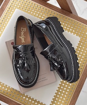 【Bridget Birkin】ステッチタッセルローファー