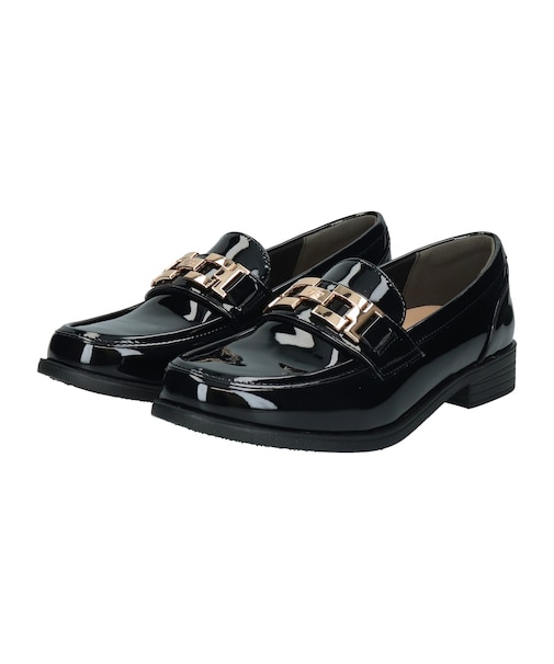 【Bridget Birkin】イニシャルバックルローファー