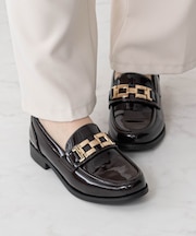 【Bridget Birkin】イニシャルバックルローファー