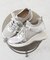 【Bridget Birkin】ヒールアップニットコンビスニーカー