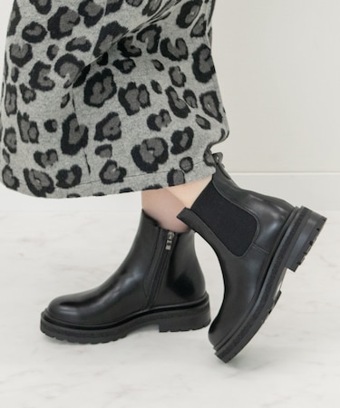 【Bridget Birkin】バックループサイドゴアブーツ