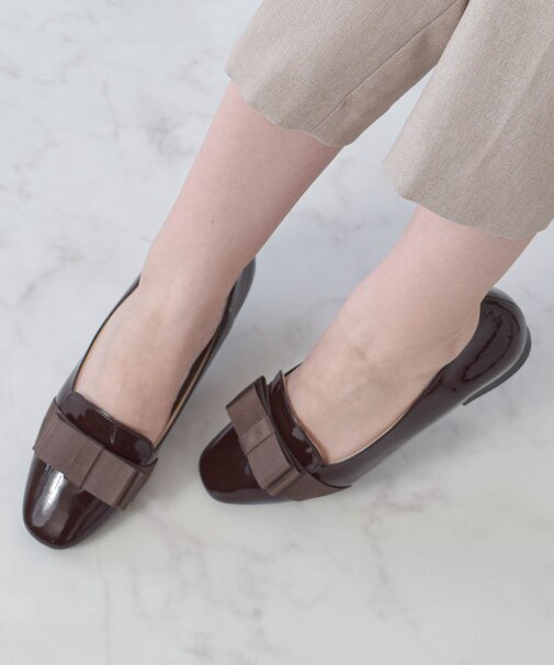 【Bridget Birkin】グログランリボンレインシューズ