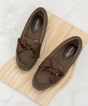 【Bridget Birkin】グログランリボンモカシンシューズ