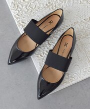 【FABIO RUSCONI】ワイドエラスティックポインテッドバレエ