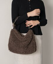 【ANDREA CARDONE ITALI】ボア ハンドバッグ