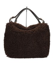 【ANDREA CARDONE ITALI】ボア ハンドバッグ