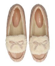 【Bridget Birkin】キラキラリボンムートンシューズ