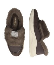 【Bridget Birkin】ファーコンビスリッポンスニーカー