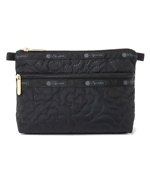 MULTI POUCH WRISTLET モーヴ/ピーチブラッシュ/ブラック