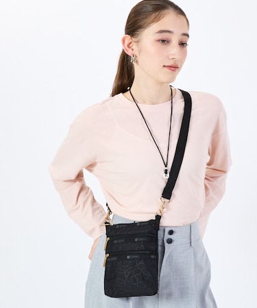 3 ZIP CROSSBODY パフィーブロッサムズ