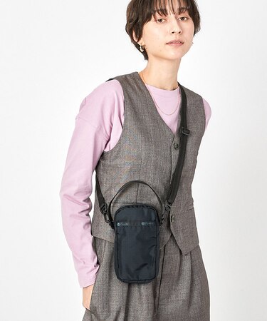MINI PHONE CROSSBODY リサイクルドブラックJP
