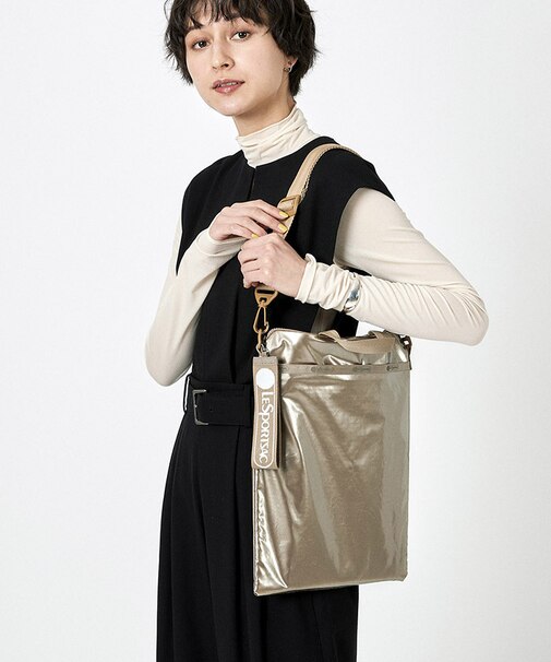 MOBILE SHOULDER BAG2 ヒトリップアラビアゴールド｜レスポートサック 
