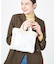 SMALL TWO WAY DENIM TOTE ホワイトデニム/クリームシェルパ