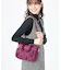 EVERYDAY SM SATCHEL ワインキルトスタッズ