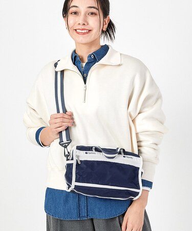 MINI DUFFEL CROSSBODY スペクテイターディープブルー