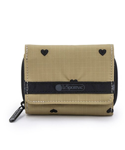 REESE WALLET モカブラックハートエンブロイダリー
